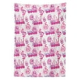 thumbnail image 3 of Ambesonne Emoji Tablecloth Rectangular Table Cover, Pinkish Design Sayings Faces, 52"x70", Off White Magenta, 3 of 4
