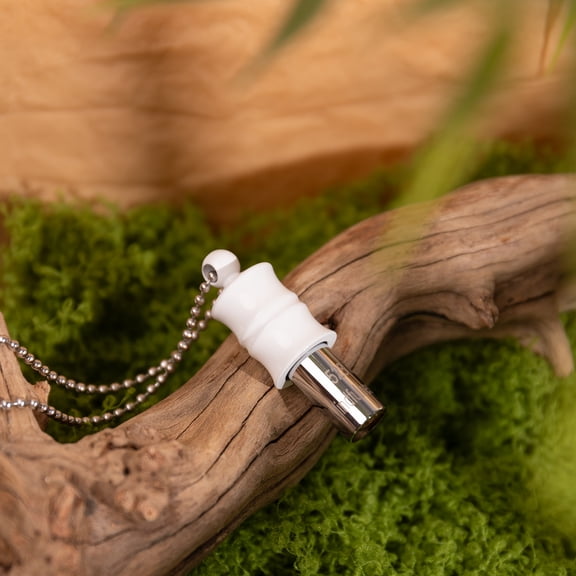 Breathing & Meditation Tuning Necklace 528 hz Whistle Necklace Breathwork Necklace Mindfulness Device for Anxiety & Stress Relief through Sound Healing Mindfulness and Meditation Gifts