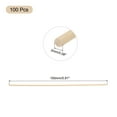 thumbnail image 2 of 100Pcs Round Wood Sticks 1/12x6" Dowel Rod Unfinished Hardwood Stick Craft for DIY Crafts, 2 of 6