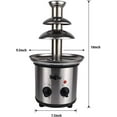 thumbnail image 4 of Total Chef TCCFS-02 Chocolate Fountain, Stainless Steel, 4 of 5