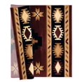 thumbnail image 4 of United Weavers of America 2050 10450 24 1 ft. 10 in. x 2 ft. 8 in. Bristol Caliente Brown Rectangle Accent Rug, 4 of 5