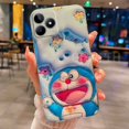 thumbnail image 1 of Nuevo Estilo Carcasa Para Teléfono Realme C53 2023 Funda Blanda Moda 3D Bolsa De Aire Lindo Doraemon Amado Parejas Cubierta Trasera Caso REALMEC53, 1 of 4