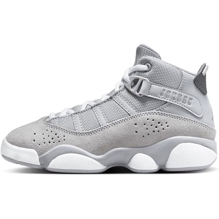 Little Kid's Jordan 6 Rings Wolf Grey/Cool Grey-White (323432 009) - 10.5