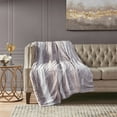 thumbnail image 2 of Gracie Mills Shawn Faux faux to Mink Oversized Throw 3649 Reversible Soft Blanket, 2 of 4