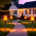 thumbnail image 3 of Linternas solares Walensee para exteriores, 43 pulgadas, 96 LED, impermeables, paquete de 6, 3 of 8