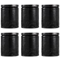 thumbnail image 1 of MasteelfCA 6pcs Embossed Glass Candle Container Kits Empty Round Candle Making Mason Jars, 1 of 7