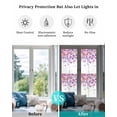thumbnail image 4 of Window Privacy Film 4th of July Stained Glass Window Film Decorative Sun Block Window Cover Red Blue Star Independence Day Window Clings Static Adhesive Sticker for Bathroom 17.7"x78.7", 4 of 7