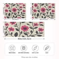 thumbnail image 2 of Yayeee Pillowcase King Size Set of 2 Satin Wrinkle Resistant Pillow Case, Pink Flowers, 2 of 7