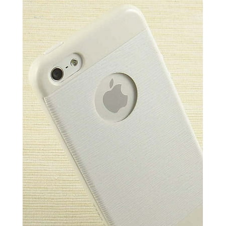 WHITE INFLEX TPU SOFT SKIN HARD BUMPER CASE COVER FOR iPHONE 5 5s SE (2016)