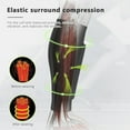thumbnail image 5 of Soccer Shin Guards for Adult, Protective Calf Compression Sleeve with Honeycomb Pads Soccer Gear Equipment for Calf & Shin Support, 5 of 8