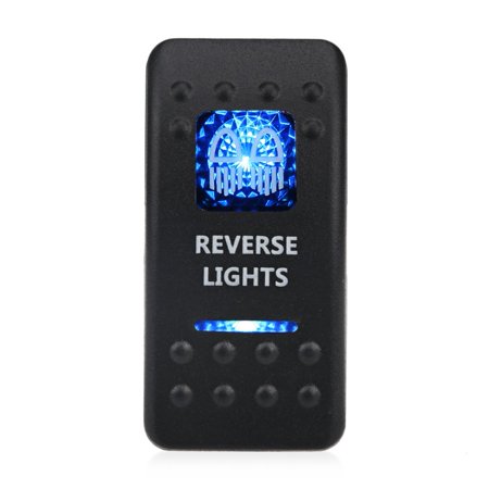 Waterwich 5 Pin Reverse Lights Illuminated Rocker Toggle