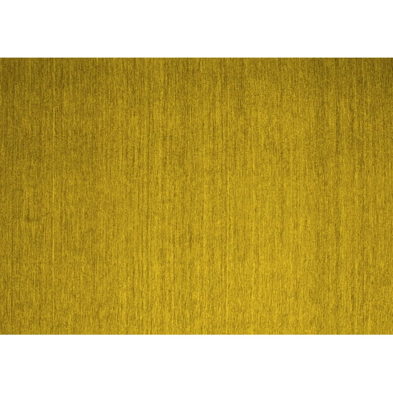 Ahgly Company Indoor Rectangle Abstract Yellow Contemporary Area Rugs, 8' x 12'