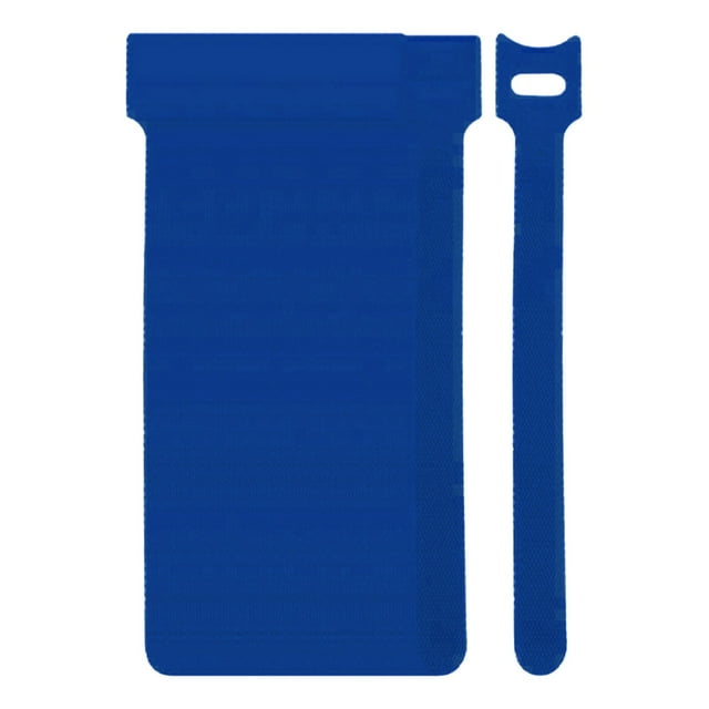 Ruban Adhésif Type T pour Rangement Textile Maison Moins de 10 Modèle 2024 100 Pcs 12 X 150mm Attache de Câble Ruban Réutilisable pour Bureaux à Domicile et Câbles de Charge