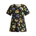 thumbnail image 5 of Disney Villains Women's Scrub Top with Short Sleeves, Sizes S-3XL, 5 of 5