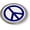 Semi-Flexible Aluminum Bezel, variant on Peace 3D Domed CAR Emblem Badge Sticker Flexible Round