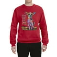 thumbnail image 3 of Dean Russo In My Mind Dog Lover Unisex Crewneck Graphic Sweatshirt, Red, XX-Large, 3 of 6