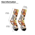 thumbnail image 2 of Goofa Cats & Dogs Group Pattern Children's Crew Socks, Kids' Daily Wear and Sports Socks, Breathable Socks, Sports Socks, Moisture-Wicking Socks for Children, 2 of 6