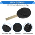thumbnail image 4 of Unique Bargains Key Shell Case for Mini Cooper 2002-2005 Keyless Entry Remote Key Fob Replacement Case 2 Buttons, 4 of 7