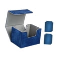 thumbnail image 3 of Lipstore Trading Card Deck Box with Card Dividers Premium Storage Protect Cards Case Game Blue, 3 of 8