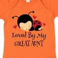 thumbnail image 4 of Inktastic Loved by My Great Aunt Boys or Girls Baby Bodysuit, 4 of 5