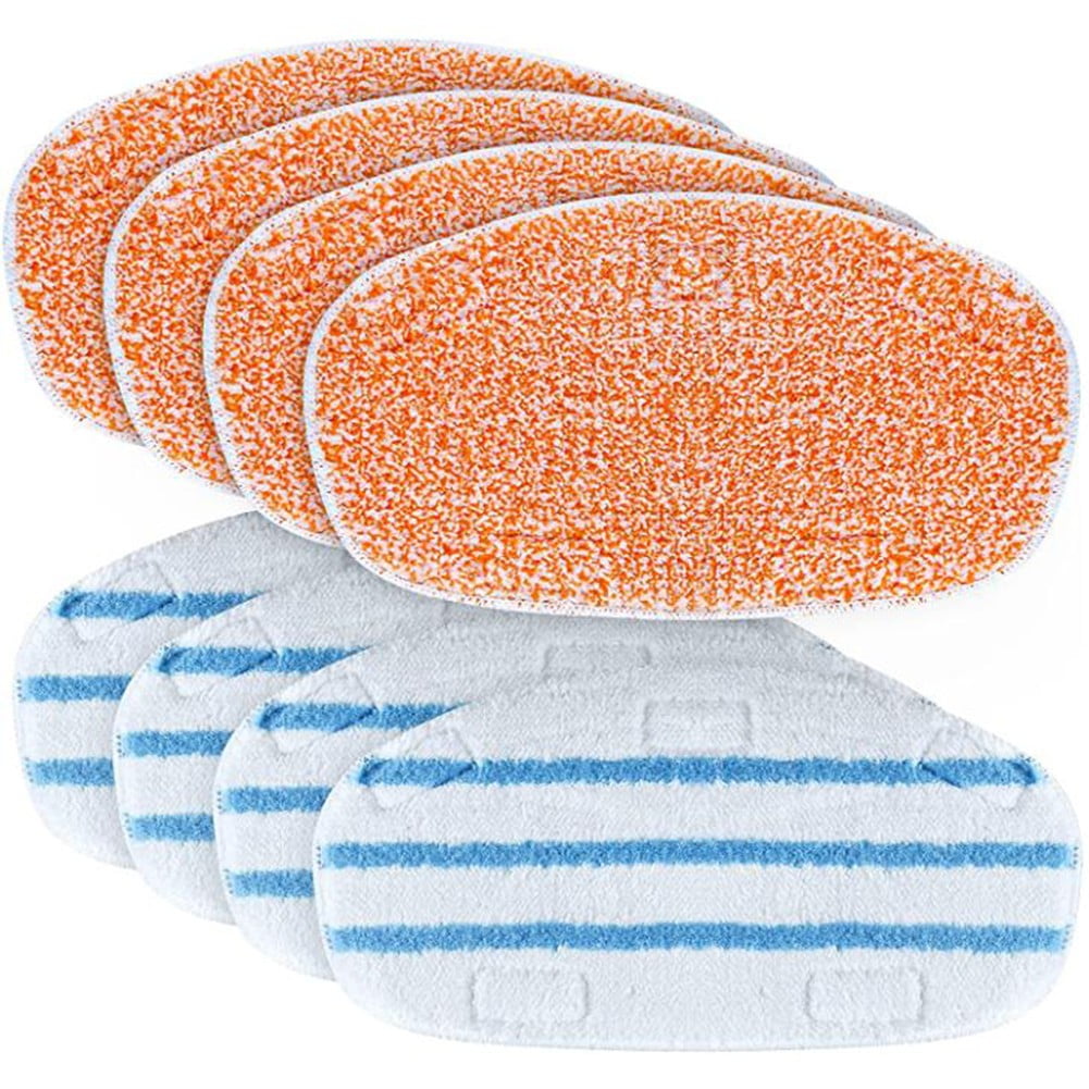 SUNFEX 8 Pack Replacement Mop Cloths Pads For Pursteam Steammop Cleaner