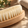 Body Type Plan Medium Firm Mixed Bristle Hairbrush, Light Oak Wooden Body for All Hair ...