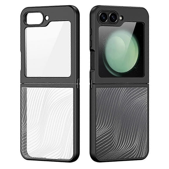 for Samsung Galaxy Z Flip 6 Case/Z Fold 6, Hard PC Back & Soft TPU Bumper Shockproof Protective Phone Case Cover for Z Flip 6/Fold 6