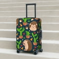 thumbnail image 5 of Yiaed Cute Hedgehogs Cactus Blue Print Travel Luggage Cover Suitcase Protector Fits 18-32 Inch Luggage Wheel Covers Patterned Elastic Luggage Anti-scratch（No luggage）-, 5 of 5