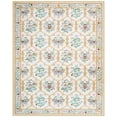 thumbnail image 3 of Wonnitar 8'x 10' Floral Large Area Rug for Living Room, Cottagecore Washable Rug for Bedroom, White Non Slip Botanical Bee Rug Soft Low-Pile Carpet for Nursery Kids Room Sunroom, 3 of 10