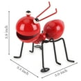 thumbnail image 3 of Gustave 4PCS Metal Ant Sculptures Garden Decor 3D Cute Ants Ornament Statues Hanging Wall Art for Outdoor Yard Lawn Home Desktop Decoration, 3 of 8