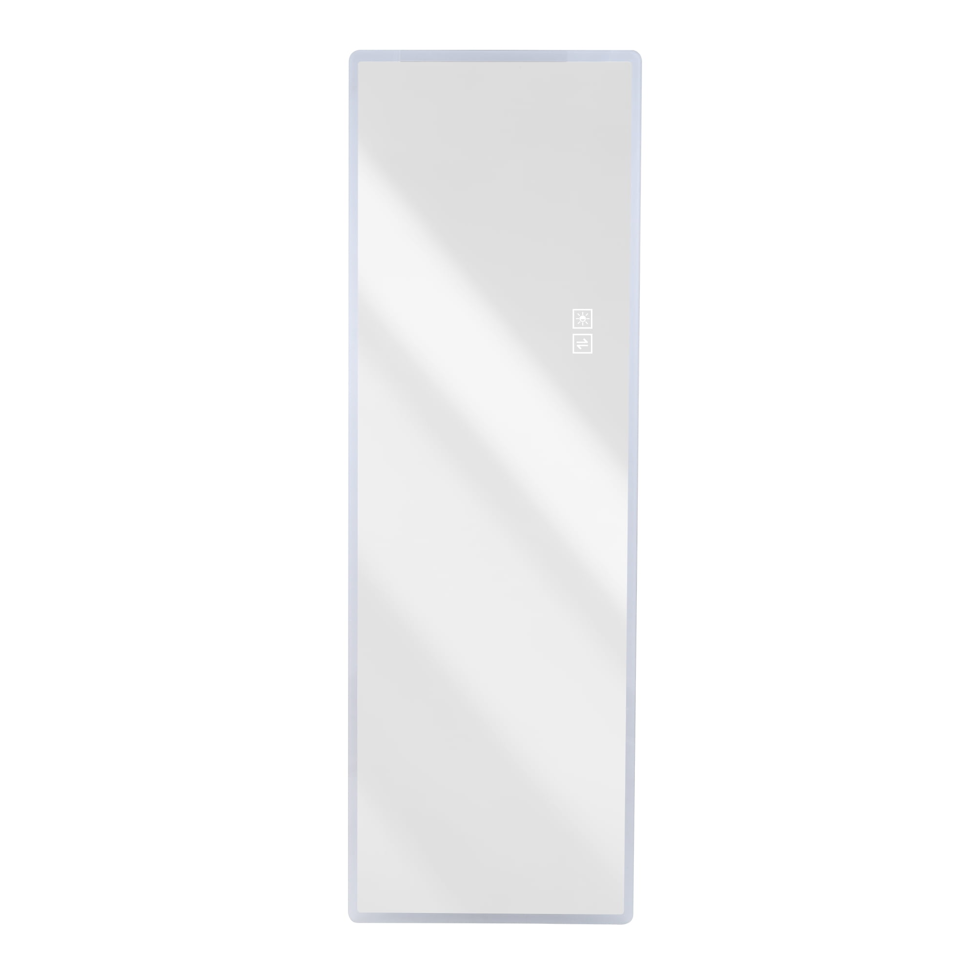 Full Length LED Mirror 65 x 21 Inch, Wall Mounted Vanity Mirror with Dimming Light and Anti-Oxidation Glass, Bedroom and Dressing Room Mirror, Clear