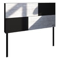 thumbnail image 3 of Cabecera Individual Playcon cabecera de cama Minimalista 100 cm negro y gris, 3 of 8