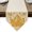 Yellow, variant on Orange Thanksgiving Table Runner Linen Burlap Table Runner 60 Inches Long Autumn Turkey Maple Branches Dresser Scarves for Kitchen Island Coffee Dining Room Party Wedding Holiday Decoration 13"x60"
