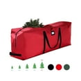 thumbnail image 2 of Langgg Xmas Tree Storage Bag Large-opening Design Container Outdoor Large-Capacity Oxford Fabric Organizer with Handles Home Party 122*34*51, 2 of 5