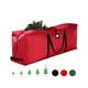 thumbnail image 4 of Greeniant Bolsa de almacenamiento de árbol de Navidad, contenedor de diseño de gran apertura, organizador de tela Oxford de gran capacidad para Mochilas de mochilero Rojo 135*34*68 Greeniant OD028706-02, 4 of 6