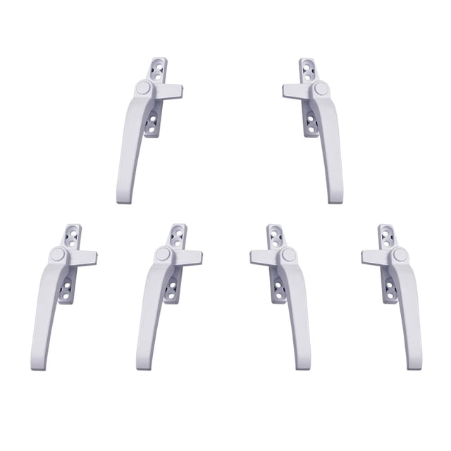 6x Cerraduras de manija de ventana de aleación de aluminio Cerradura de llave de manija universal para doble Soledad Mango de bloqueo de casas