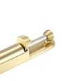 thumbnail image 5 of Uxcell 6.30''x1.1''x1.26'' Door Stopper Brushed Zinc Alloy  Rubber Gold Tone 1pcs, 5 of 5