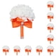 thumbnail image 3 of Qarigey Impresionante ramo de novia - Materiales de bajo mantenimiento Flores Ramo de novia Decoración de boda Cinta naranja Cinta Naranja 10piezas, 3 of 6