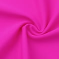 thumbnail image 6 of Agnes Orinda Women's Plus Size 2 Piece Swimsuits Tie High Waisted Ruffle Tummy Control Bathing Suits Swimwear 1X Hot Pink, 6 of 6