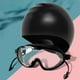 thumbnail image 1 of Gafas de natación y gorra con tapones para los oídos protección ligera adultos gafas de baño ajustables gafas de baño para buceo en la piscina Negro, 1 of 8