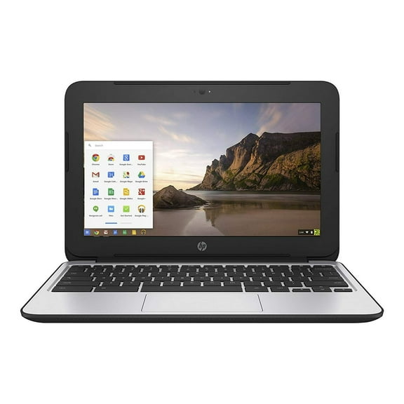Pre-Owned HP Chromebook 11 G4, 2.16 GHz Intel Celeron, 4GB DDR3 RAM, 16GB SSD Hard Drive, Chrome, 11" Screen ( Grade B)