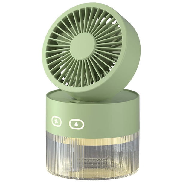 Moyic Ventilador de escritorio, temporizador mecánico, Control, ventiladores de niebla de agua, humidificación, electrodomésticos, humidificación Humidificadores Verde Carga verde y gt Moyic HA071161-01