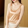 thumbnail image 5 of Bixock Tank Tops for Womens Sleeveless Blouse Loose Pullover Top Crew Neck Solid Color Casual Shirt Daily Basic Outer Fashion Wear Beach Vacation Summer Clothes, 5 of 6