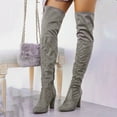 thumbnail image 5 of Knee High Winter Boots for Women, Long Heeled Tall Boots, Comfortable Over the Knee Shoes for Fall and Cold Weather, 5 of 9