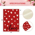 thumbnail image 5 of Sm:)e Love Hearts Valentine's Day Garden Flag 12x18 Inch Double Sided, 5 of 7