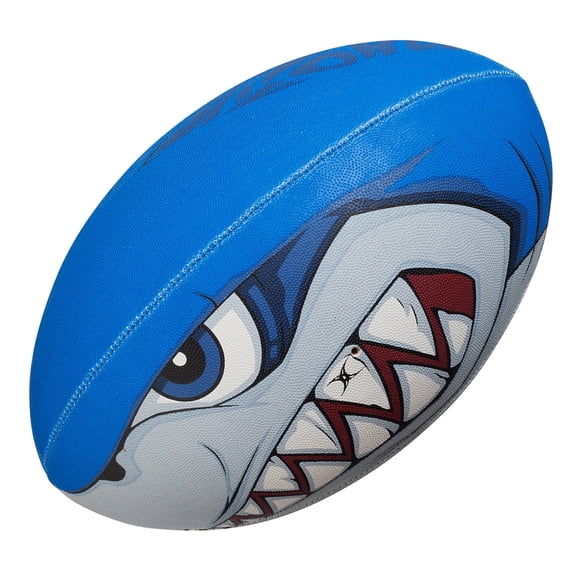 Gilbert Shark Bite Force Rugby Ball - 5 - Standard