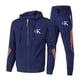 thumbnail image 3 of Nuevo ocio simplicidad moda ropa deportiva cárdigan manga larga correr estampado conjunto de dos piezas para hombres deportes de primavera y otoño, 3 of 5