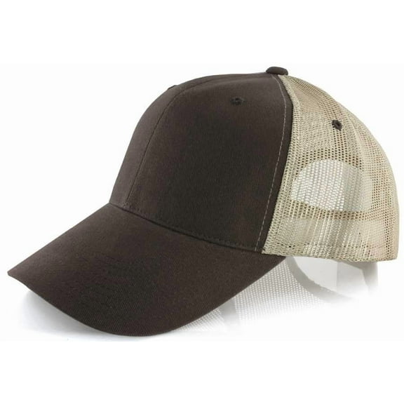 Big Trucker Retro Hat - Brown