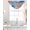 Sage Green, variant on Orange Navy Blue Coral Sheer Waterfall Valance Curtains for Window, Summer Beach Coastal Ocean Starfish Rod Pocket Sheer Topper Swag Curtains for Living Room, Kitchen 38.5"W x 47.2"L, 1 Panel