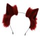 thumbnail image 3 of Ear Headband Photo Props Accesorios de Favor Headwear Kitten Ears Hood para Vino tinto, 3 of 7
